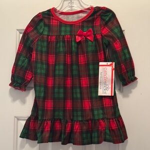 NWT Candlesticks Plaid Nightgown - Red and Green